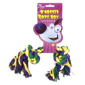 knooted rope dog toy
