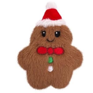 Gingerbread Man Dog Toy